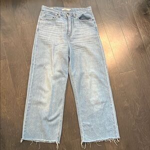 Levi's Light Blue Wide Leg Jeans